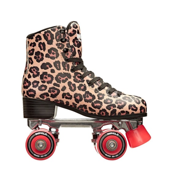 NEW Impala Leopard Print Roller Skates - Picture 1 of 6